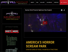 Tablet Screenshot of nightmarenewengland.com